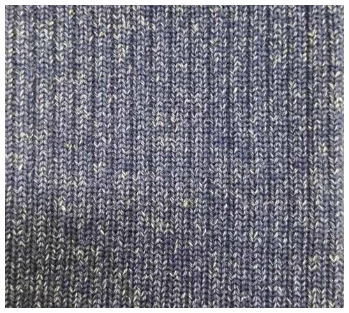 Segment color yarn+cotton core cotton