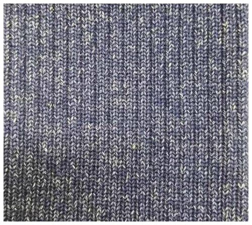 Segment color yarn+cotton core cotton