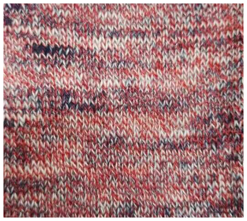 Segment color yarn
