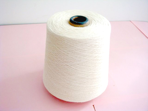 NE8 cotton 40Dspandex core-spun bunchy yarn