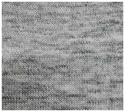 Cotton wool blended segment color bunchy yarn