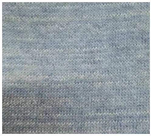 100% cotton segment color bunchy yarn
