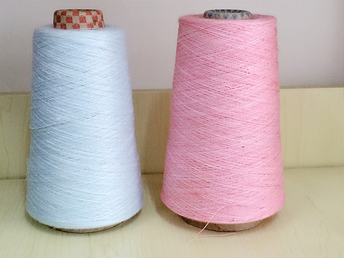 Segment color bunchy yarn