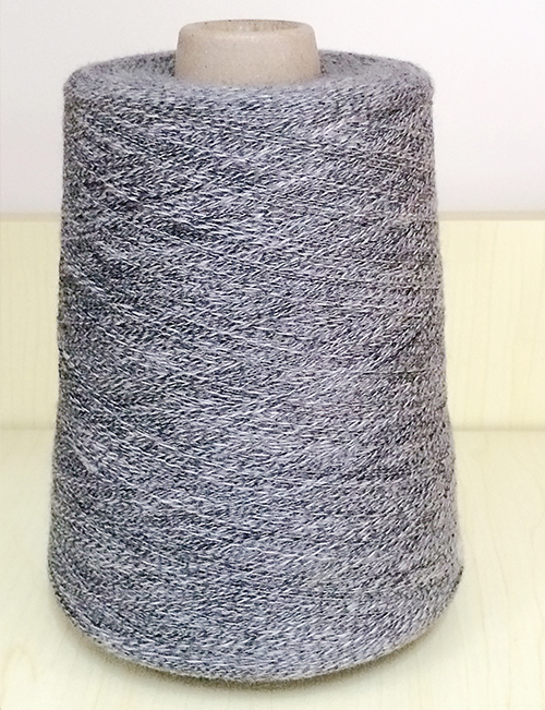 Segment color bunchy yarn